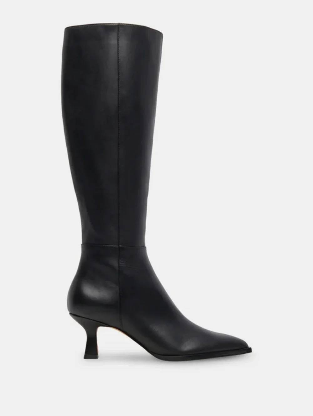 Dolce Vita Black AUGGIE Over-the-Knee Leather Boots - Picture 3 of 4